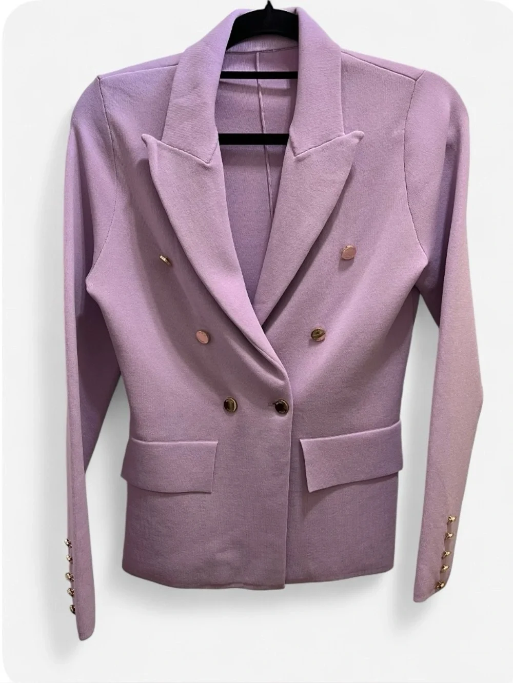 New Aleeza Paris Lavender Sample Blazer – Fits Up to Small - Picture 3 of 6